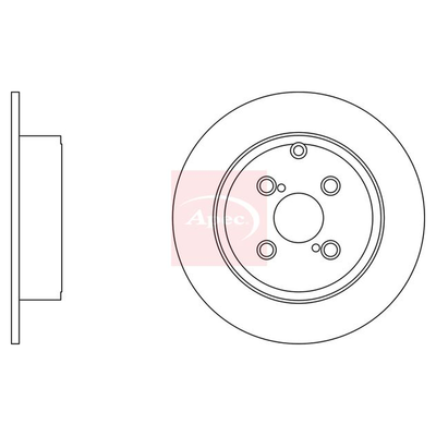 Apec Brake Disc DSK2182