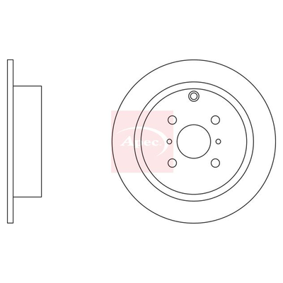 Apec Brake Disc DSK2183