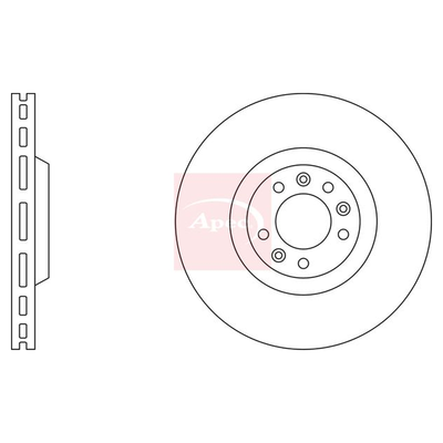 Apec Brake Disc DSK2184