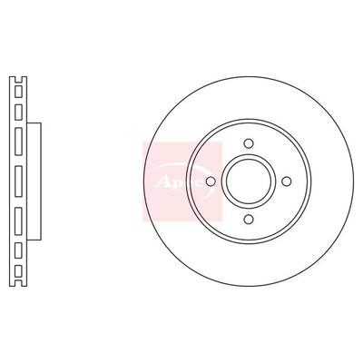 Apec Brake Disc DSK2185