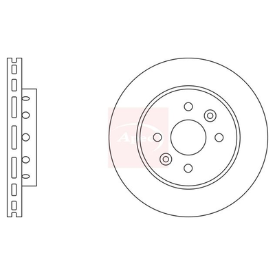 Apec Brake Disc DSK2189