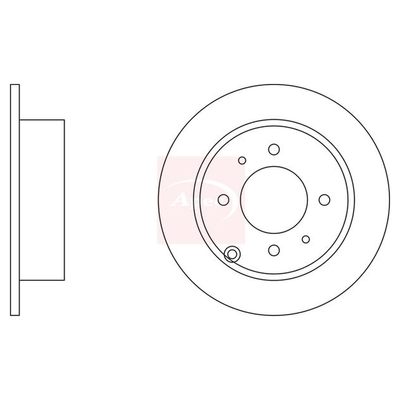 Apec Brake Disc DSK2191