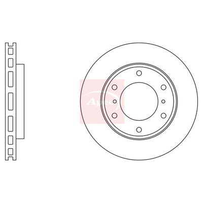 Apec Brake Disc DSK2198