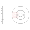 Apec Brake Disc DSK2213 thumbnail