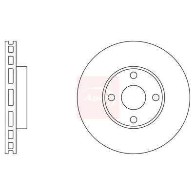 Apec Brake Disc DSK2213