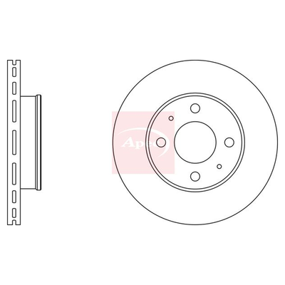 Apec Brake Disc DSK2214