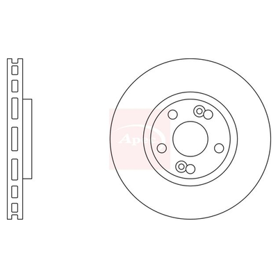 Apec Brake Disc DSK2216