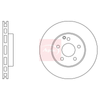Apec Brake Disc DSK2224 thumbnail