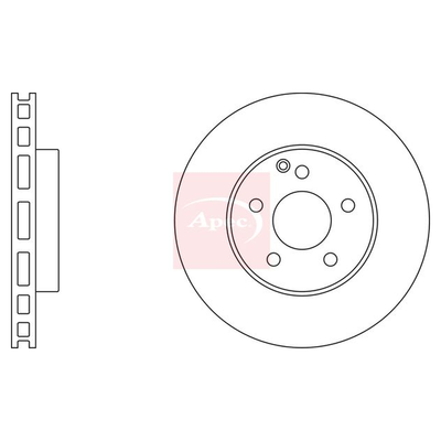 Apec Brake Disc DSK2224