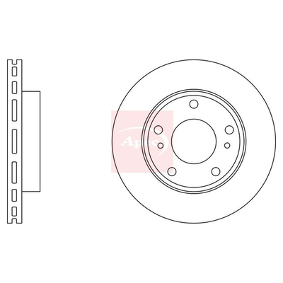 Apec Brake Disc DSK2225