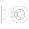 Apec Brake Disc DSK2246 thumbnail