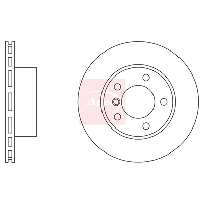 Apec Brake Disc DSK2246