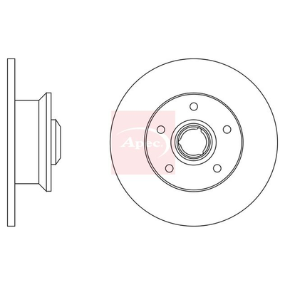 Apec Brake Disc DSK224