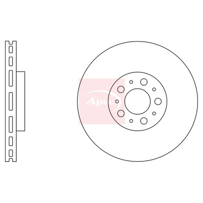 Apec Brake Disc DSK2250
