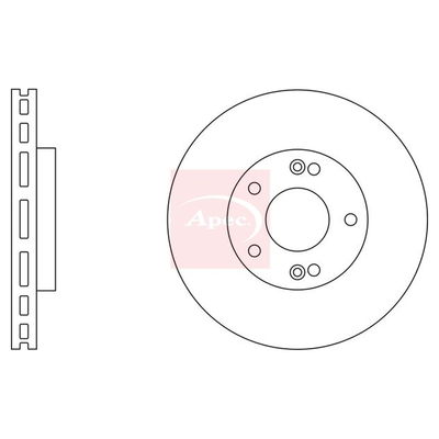 Apec Brake Disc DSK2251