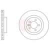 Apec Brake Disc DSK2254 thumbnail