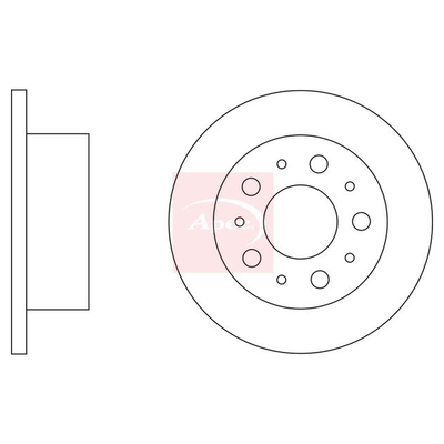 Apec Brake Disc DSK2259