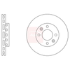 Apec Brake Disc DSK2268 thumbnail