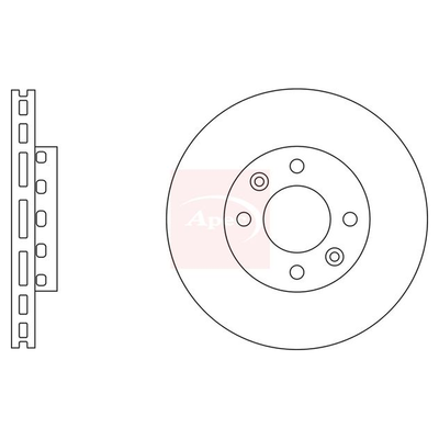 Apec Brake Disc DSK2268