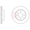Apec Brake Disc DSK226 thumbnail