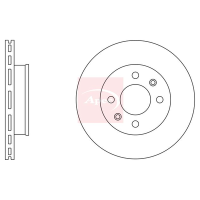 Apec Brake Disc DSK2271