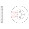 Apec Brake Disc DSK2273 thumbnail
