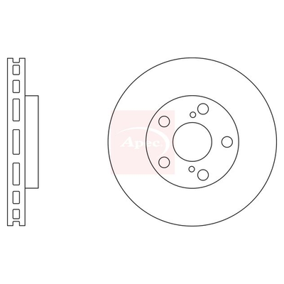 Apec Brake Disc DSK2273