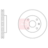 Apec Brake Disc DSK2274 thumbnail