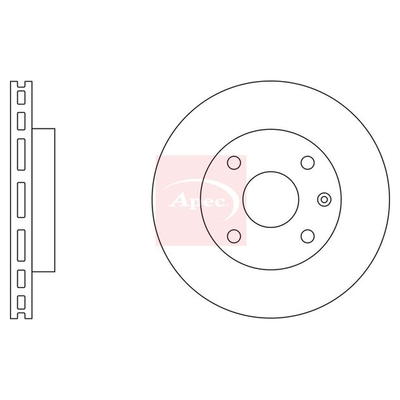 Apec Brake Disc DSK2274