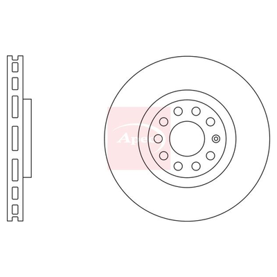 Apec Brake Disc DSK2285