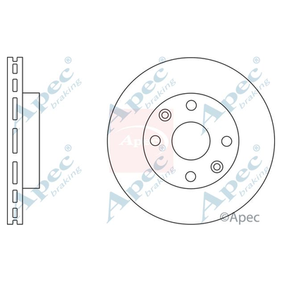 Apec Brake Disc DSK2286