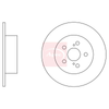 Apec Brake Disc DSK2287 thumbnail