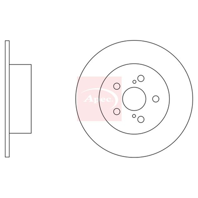 Apec Brake Disc DSK2287