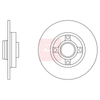 Apec Brake Disc DSK2288 thumbnail