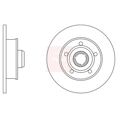 Apec Brake Disc DSK228