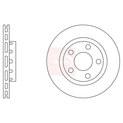 Apec Brake Disc DSK2293