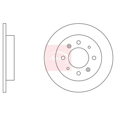 Apec Brake Disc DSK2296