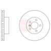 Apec Brake Disc DSK2299 thumbnail