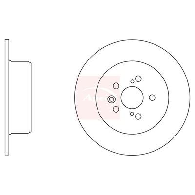 Apec Brake Disc DSK2305