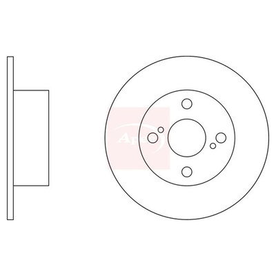 Apec Brake Disc DSK2306