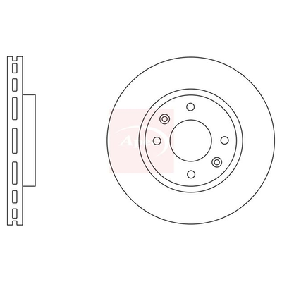Apec Brake Disc DSK2313