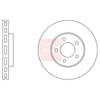 Apec Brake Disc DSK2314 thumbnail