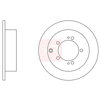 Apec Brake Disc DSK2317
