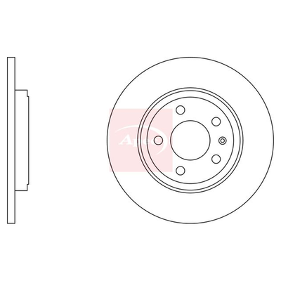 Apec Brake Disc DSK2318