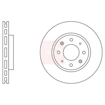 Apec Brake Disc DSK2319