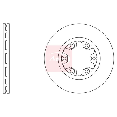 Apec Brake Disc DSK2320