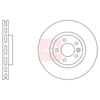 Apec Brake Disc DSK2323 thumbnail