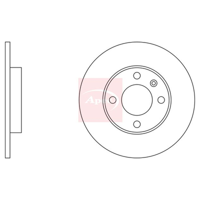 Apec Brake Disc DSK232
