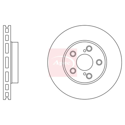 Apec Brake Disc DSK2334