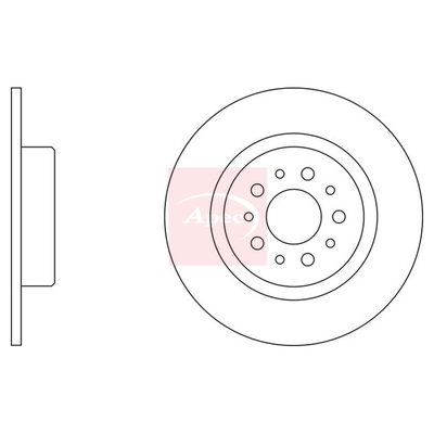 Apec Brake Disc DSK2335